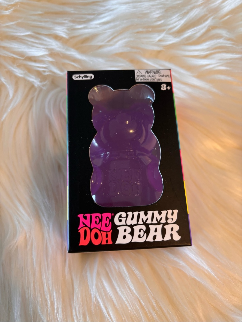 NEEDOH Purple Gummy Bear Squishy Toy